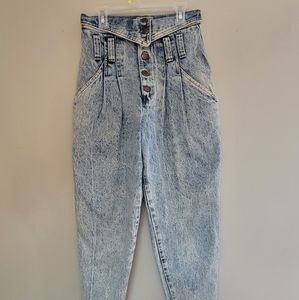 Palmetto's Vintage Stone Washed pleated jeans
